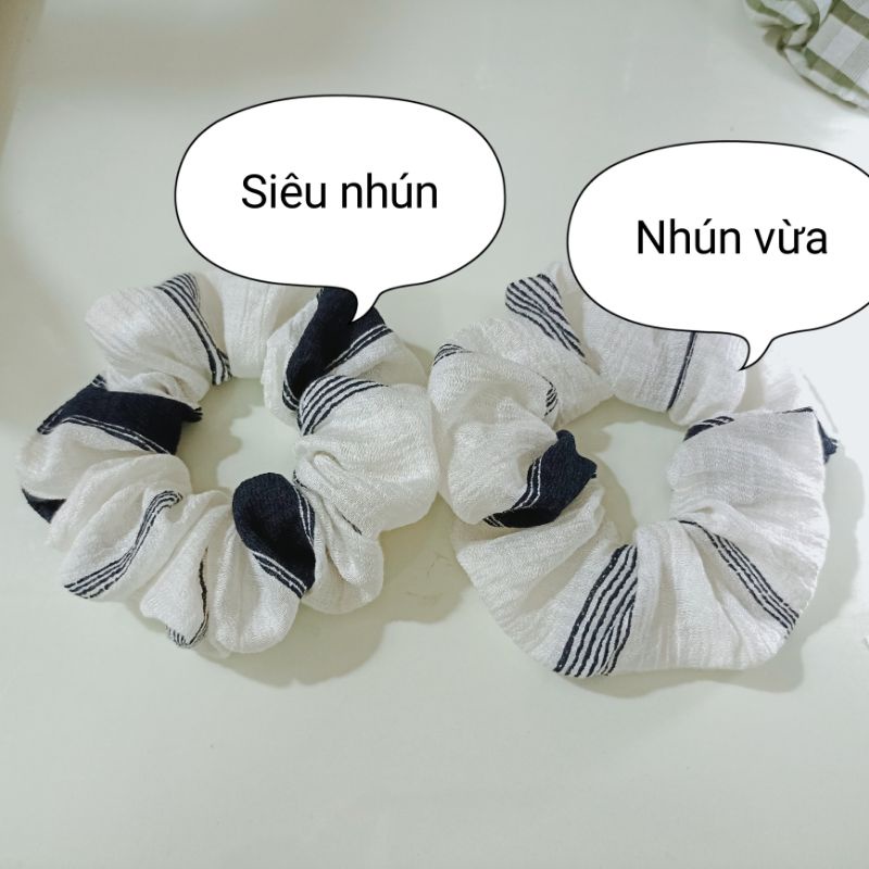Dây Buộc Tóc Scrunchies Mix màu cá tính