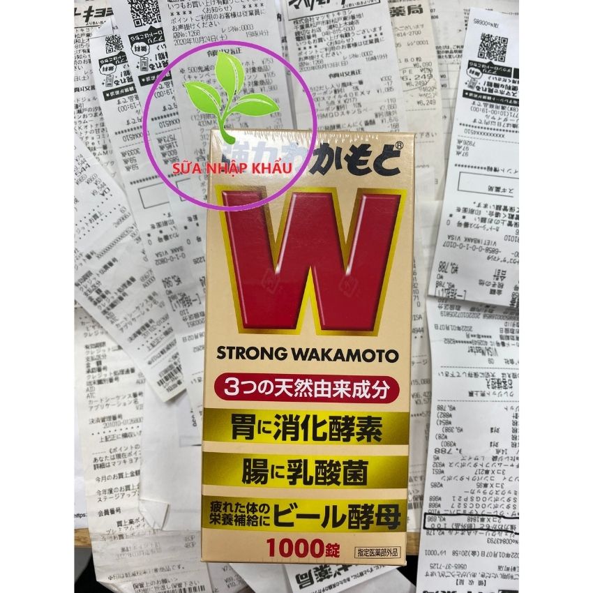 Viên uống hỗ trợ dạ dày và tiêu hóa tốt Strong Wakamoto Nhật Bản hộp 1000 viên