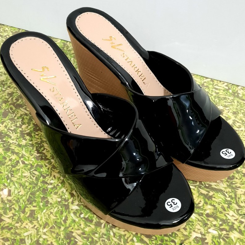 DÉP QUAI CHÉO NỮ CAO 9CM (ĐẶT TĂNG LÊN 1 SIZE Ạ)