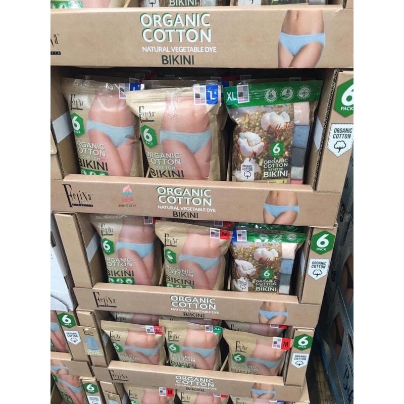 Quần chip cotton organic 𝑭𝑬𝑳𝑰𝑵𝑨