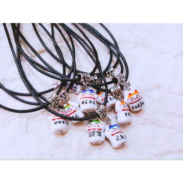 Dây chuyền mèo may mắn