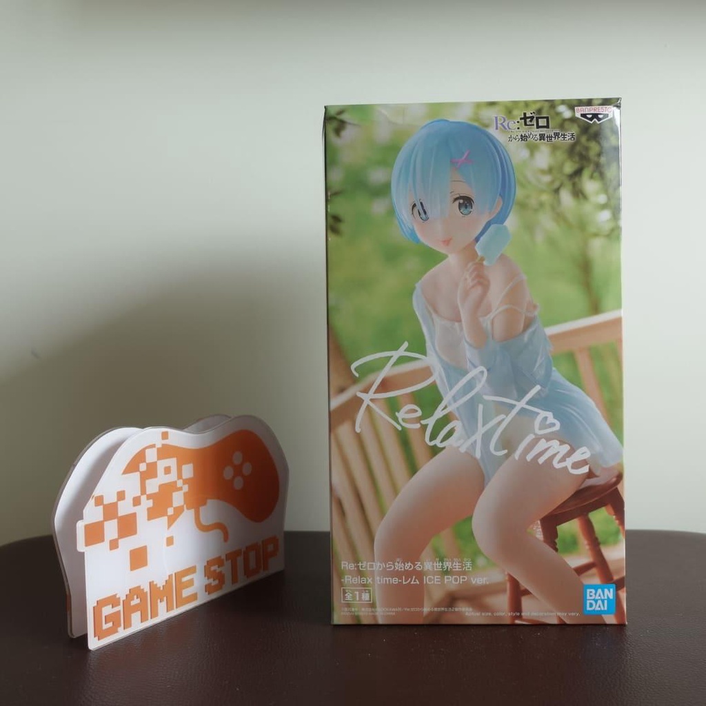 Mô hình Re Zero Rem 20cm Relax Time Summer Ver Prize Figure Banpresto Mô hình tĩnh Nhựa PVC Chính hãng Nhật RZBP01