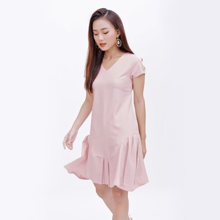 Đầm Suông Thời Trang Eden Cổ Tim Đuôi Cá - D372