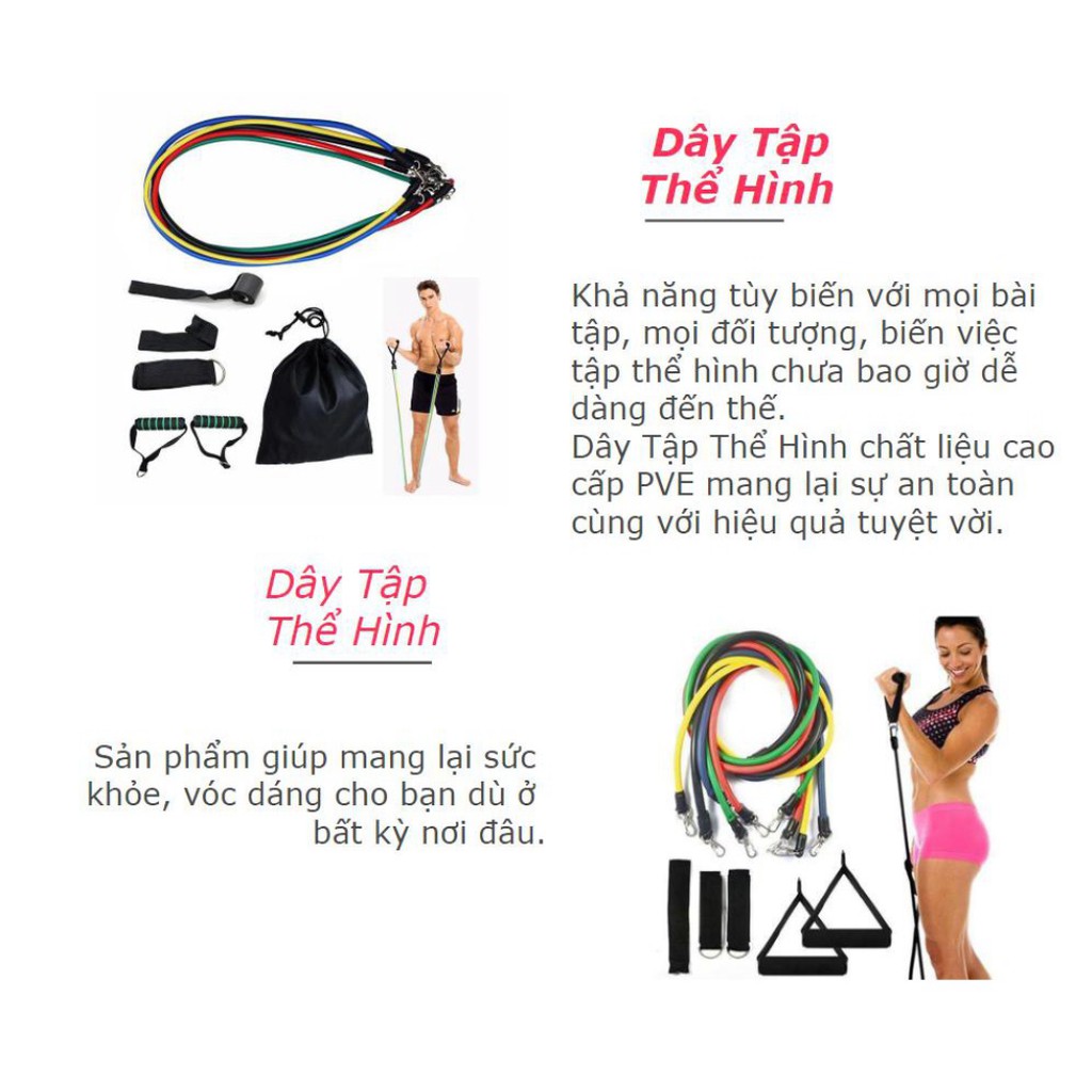 Dây Ngũ Sắc U-Powex USA Fitness 