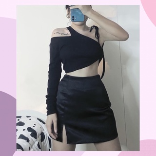 Tidi Top ( Áo croptop lệch vai mặc được nhiều kiểu)
