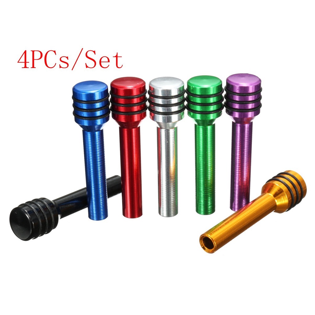 Bộ 4 Chốt Khóa Cửa Xe Hơi / Xe Tải Bằng Hợp Kim Nhôm Tiện Dụng