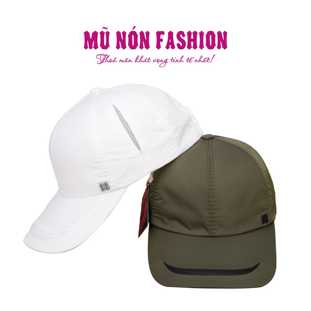 Mũ Nón Sơn - Nón kết lưỡi trai vải gió 2 lớp cao cấp phom thời trang unisex cá tính dành cho nam và nữ Full Box MLG002