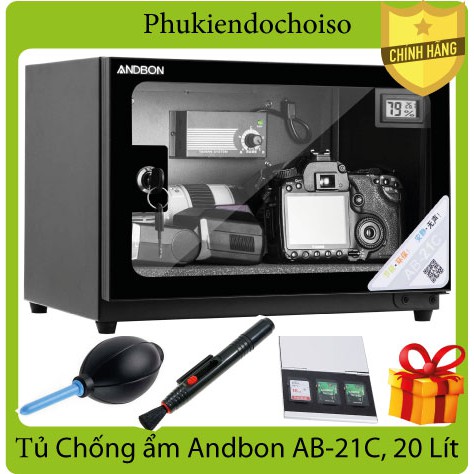 Tủ chống ẩm Andbon AB-21C (Bảo hành 60 tháng dài hạn )-Nhiều quà tặng tùy chọn