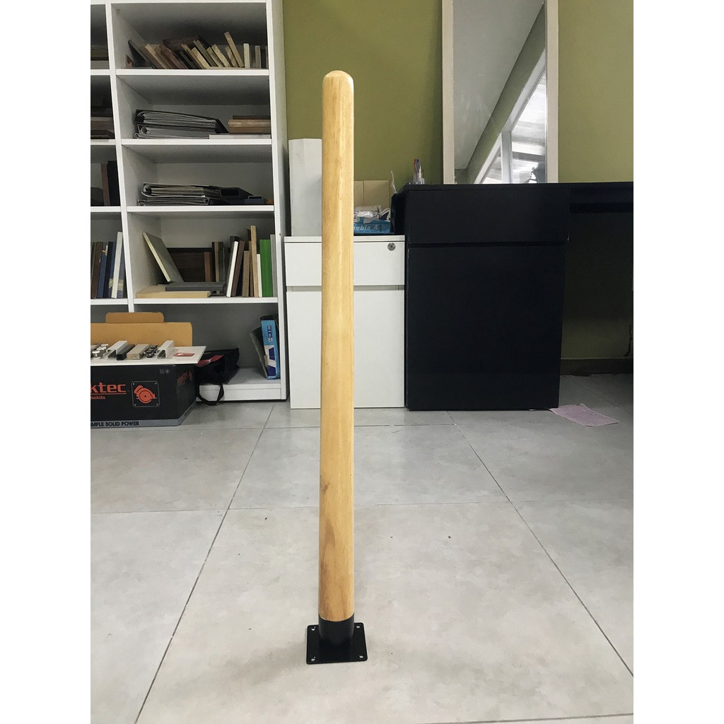 BÁN LẺ CHÂN GỖ BO TRÒN ĐÃ SƠN PU HOÀN THIỆN, CHÂN TIỆN CAO CẤP + KÈM PÁT SẮT CHỤP + VÍT | BigBuy360 - bigbuy360.vn