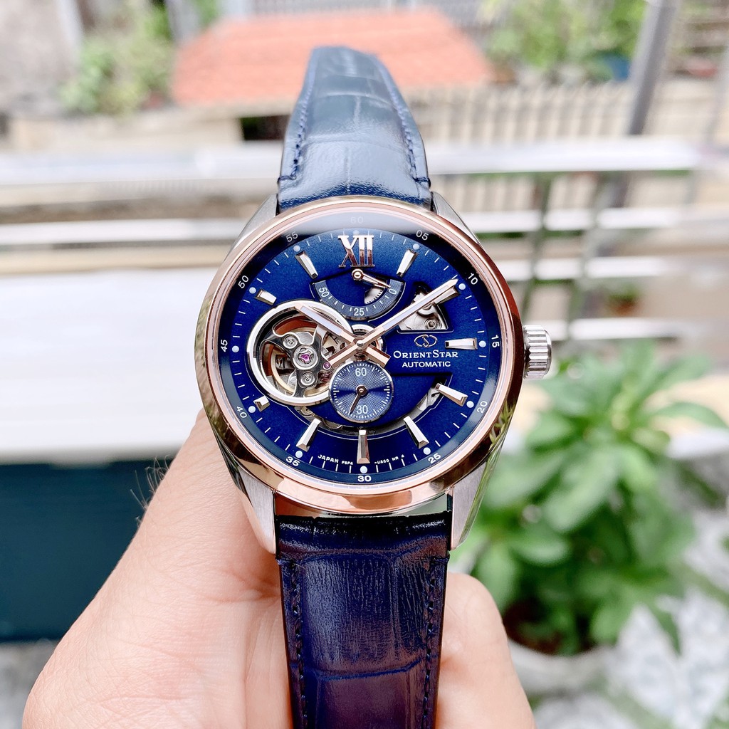 ĐỒNG HỒ - NAM - ORIENT STAR LIMITED NEW 2019 SEMI SKELETON RE-AV0111L00B - AUTOMATIC - DÂY DA - LIMITED