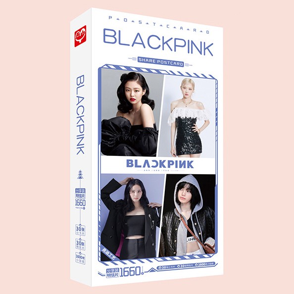 Postcard Blackpink hộp ảnh bưu thiếp nhóm BLACKPINK