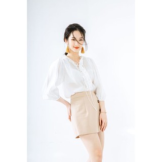 Áo tơ bèo cổ tay phồng CCHAT