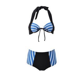 Bikini Màu Đen Phối Sọc