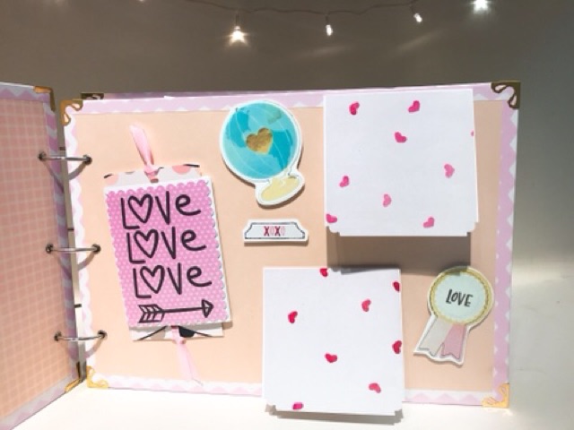 [Album ảnh Handmade] Scrapbook tình yêu cho bạn gái