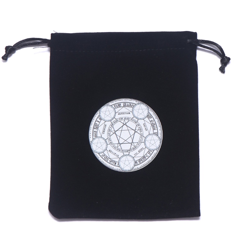 Túi Đựng Thẻ Bằng Nhung Dày Dặn Chống Bụi Thêu Họa Tiết Xinh Xắn