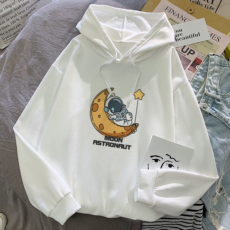 Áo hoodie cotton dáng rộng mỏng phong cách Hong Kong thời trang mùa thu 2021 dành cho học sinh nữ | BigBuy360 - bigbuy360.vn