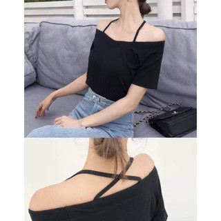 Áo hở vai dây chéo cổ_vl03