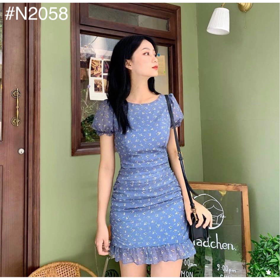 [ ẢNH THẬT TRẢI SÀN ] ĐẦM VOAN ÔM HỌA TIẾT HOA XINH TƯƠI KÈM LÓT DẦY DẶN - COCO DRESS | BigBuy360 - bigbuy360.vn