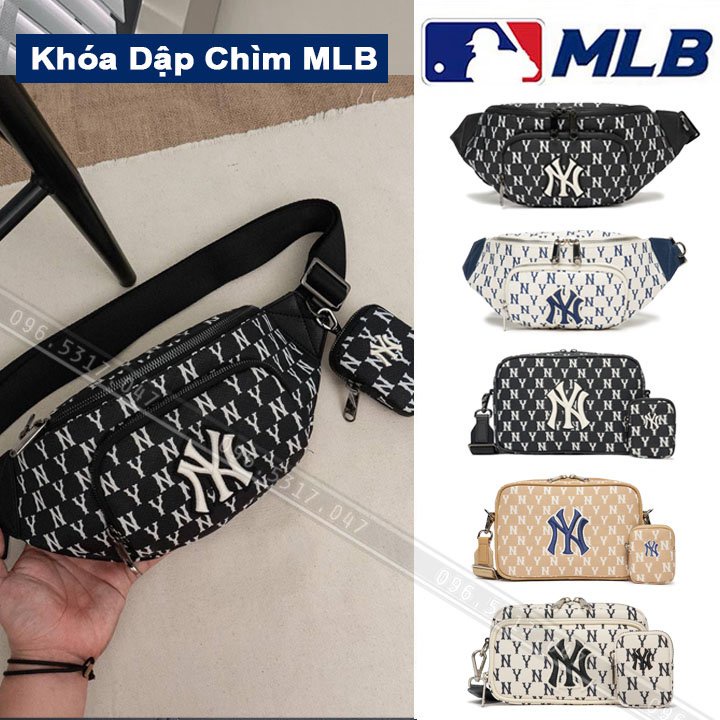 Túi Đeo Chéo NY MLB Presbyopia Full Tag Code Nam Nữ, Túi MLB NY Thiết Kế Thời Trang Sang Trọng, Logo Thêu Nổi Sắc Nét