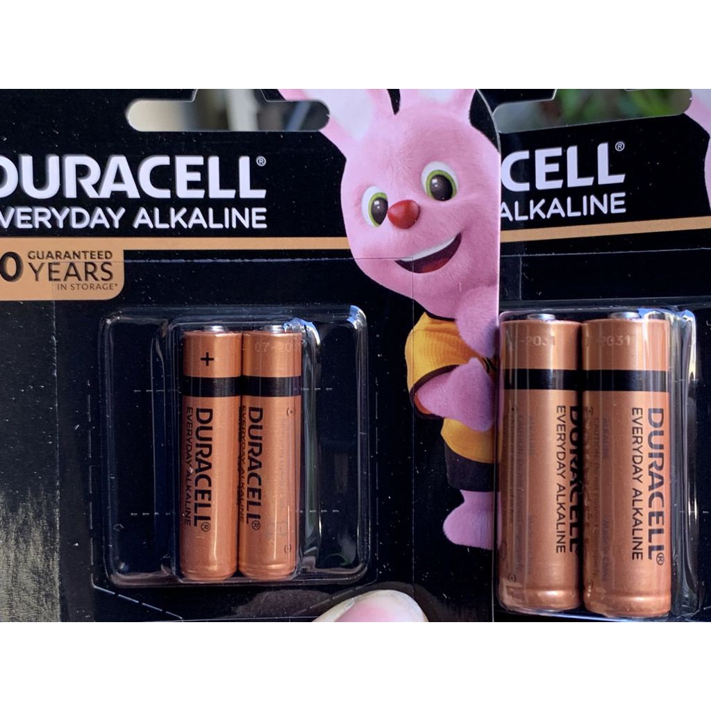 Vỉ 2 pin đũa Duracell Everyday Alkaline AAA LR03 MN2400 1.5V chính hãng