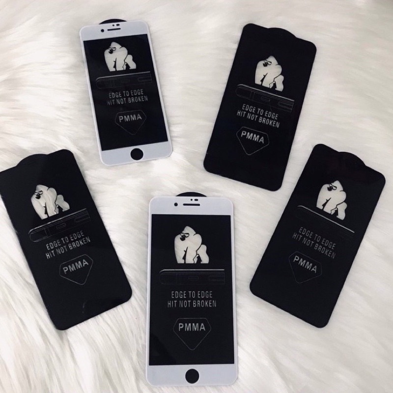 Cường Lực Dẻo Kingkong Chống Vân Tay Full Màn Cho 6plus/7plus/X/Xsmax/11/11Promax/12/12Promax