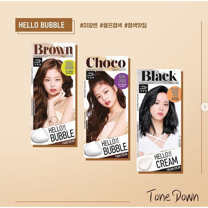 Thuốc Nhuộm Tóc BlackPink/ Thuốc Nhuộm Tóc Tại Nhà Dạng Bọt Mise en Hello Bubble | BigBuy360 - bigbuy360.vn