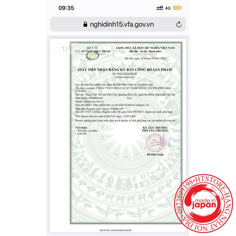 Viên uống Collagen tươi chiết xuất từ vi cá mập và tổ yến 30 viên -màu vàng