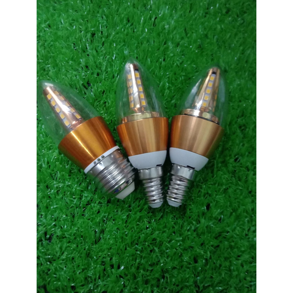 Bóng đèn led nến E27,E14 dùng trang trí