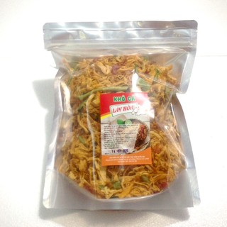2Kg Khô gà Lá Chanh cay Lày Hòa (4 túi zipper 500gr GIÒN HOẶC MỀM)