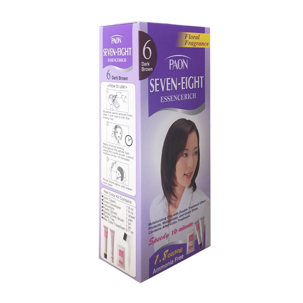 Nhuộm phủ bạc dưỡng chất Seven Eight số 6  Nhật Bản
