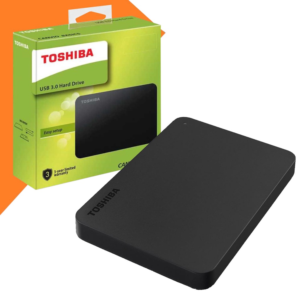 HỘP ĐỰNG Ổ CỨNG HDD SSD 2.5 (CHUẨN 3.0 ) TOSHIBA - VỎ NHỰA + MÀU ĐEN