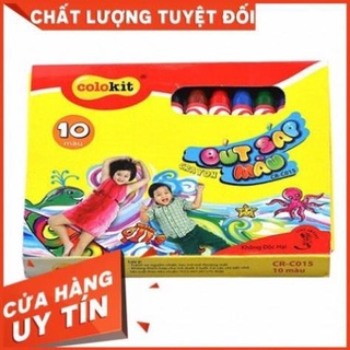1 hộp sáp thiên long 10 màu colokit crc015