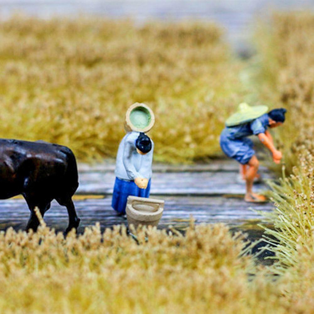 Mô Hình Tòa Nhà Gạo Thu Nhỏ Dùng Trang Trí Vườn DIY