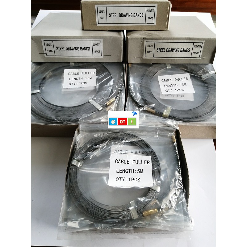 DÂY MỒI LUỒN DÂY ĐIỆN KIM LOAI BỘ 3 CHIỀU DÀI 5M+10M+15M, Giá cho 3 cuộn