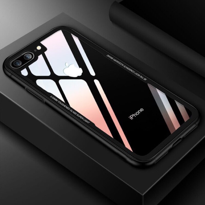 Ốp Điện Thoại Mặt Kính Chống Cháy Nổ Cho Iphone X 8 7 Iphone 6 Splus