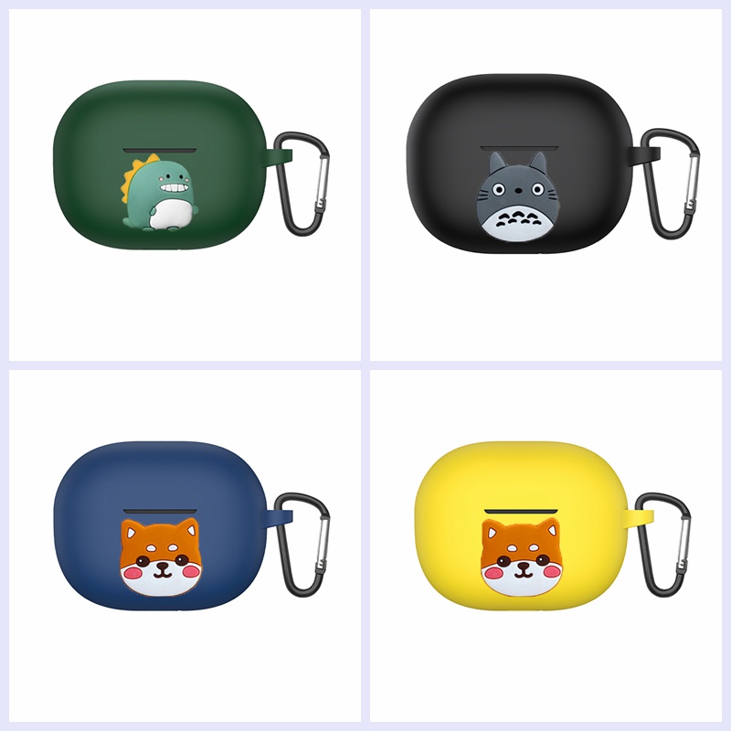 Vỏ Bảo Vệ Hộp Sạc Tai Nghe Xiaomi Redmi Buds 3 Lite Redmi Buds3 Lite Bằng Silicon Chống Trượt Họa Tiết Hoạt Hình Đáng Yêu