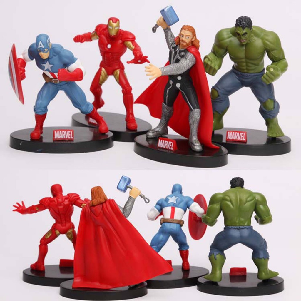 Sét trang trí sinh nhật cho bé - BỘ 4 ANH HÙNG MAVEl