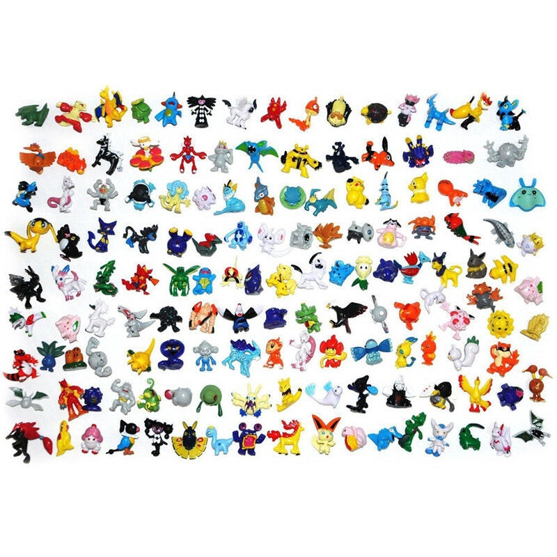 Lot of 144 pcs Party Favors Pikachu Pokemon Pocket Monster MINI FIGURE  Toy