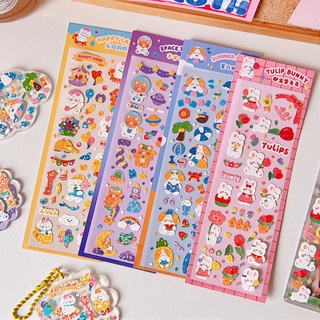 Set 1 tấm sticker nhũ trang trí