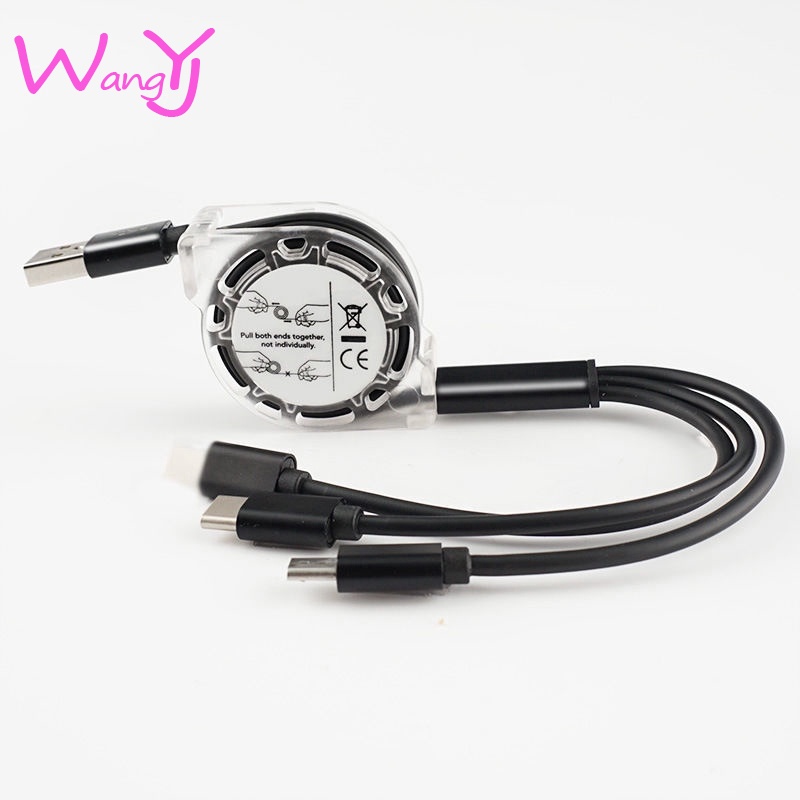Cáp sạc 3 trong 1 đa năng thích hợp cho Apple Android