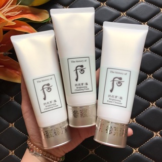 Sưa rửa mặt Trắng da whoo tách set 100ml