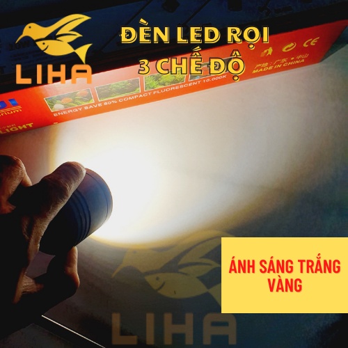 Đèn Led Rọi 3 Chế Độ 10W Ánh Sáng 10000K  - Led Cho Hồ Biotop, Hồ Cá Thủy Sinh