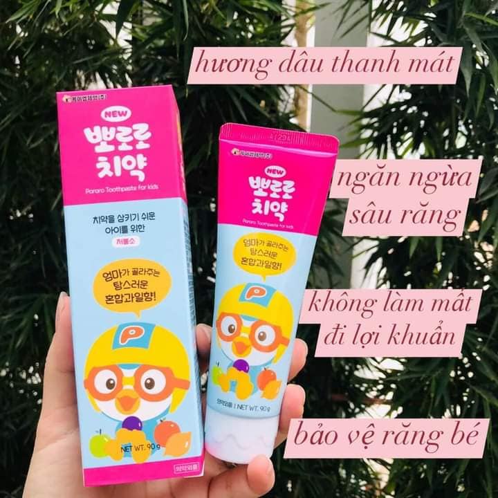 Kem đánh răng Pororo Hàn Quốc cho bé 90g