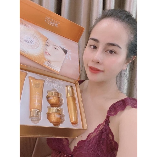 Bộ sản phẩm Kem Hoàng cung cam vip chính hãng 5 món