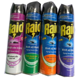 Sỉ Nguyên thùng 12 chai xịt muỗi Raid 600ml
