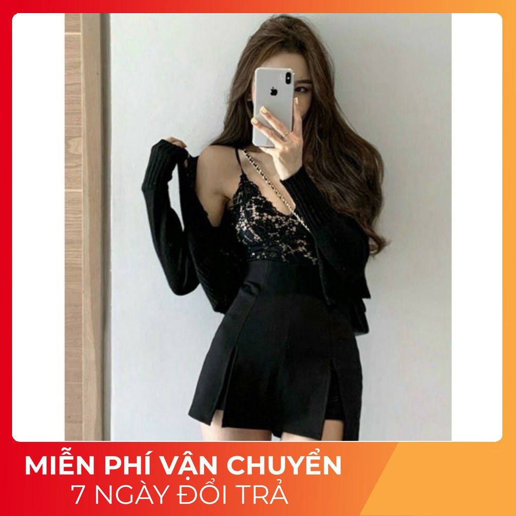 Quần short nữ giả váy vạt 2 bên siêu Hot_VB222 Hàng đẹp