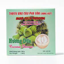 Bột Thạch Rau Câu Pha Sẵn Hương dừa Agar Jelly Pudding 140g Coconut  Flavor
