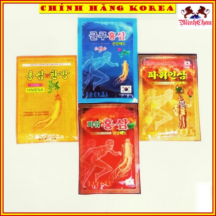 Cao Dán Hồng Sâm Hàn Quốc, Túi 20 miếng, minhchau