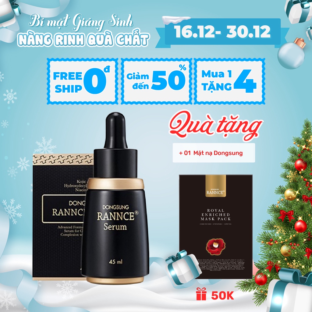 Tinh Chất Cao Cấp Dongsung Rannce Serum 45ml - Hỗ Trợ Cải Thiện Sắc Tố Da - Nám - Tàn Nhang - Mờ Thâm