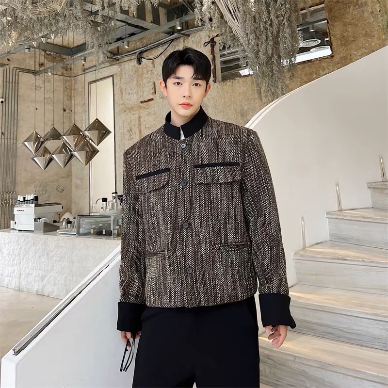 ÁO KHOÁC DẠ TWEED NAM DÁNG LỬNG MẪU MỚI NĂM 2022 |TAHISHOP|